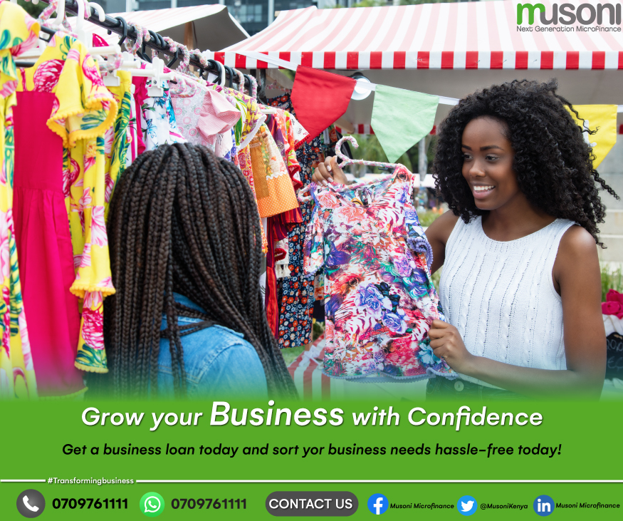 Are you looking to grow your business? Then we are your best bet to make that business growth seamless with our #businessloan. Get a working capital of up to 5M to boost your business!

Apply and transform your business today!

#elevateyourbusinesswithmusoni #businessgrowth2024