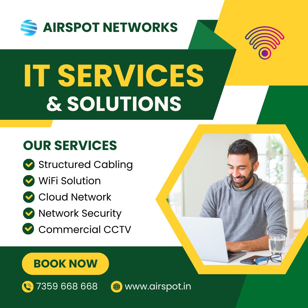 AirspotN's tweet image. Need a future-proof IT infrastructure service and solution for your business? We provide top IT solutions in Surat Gujarat.For more information, visit airspot.in or call 073596 68668#surat #suratithub #suratcityupdates #suratbusiness #suratcomputer