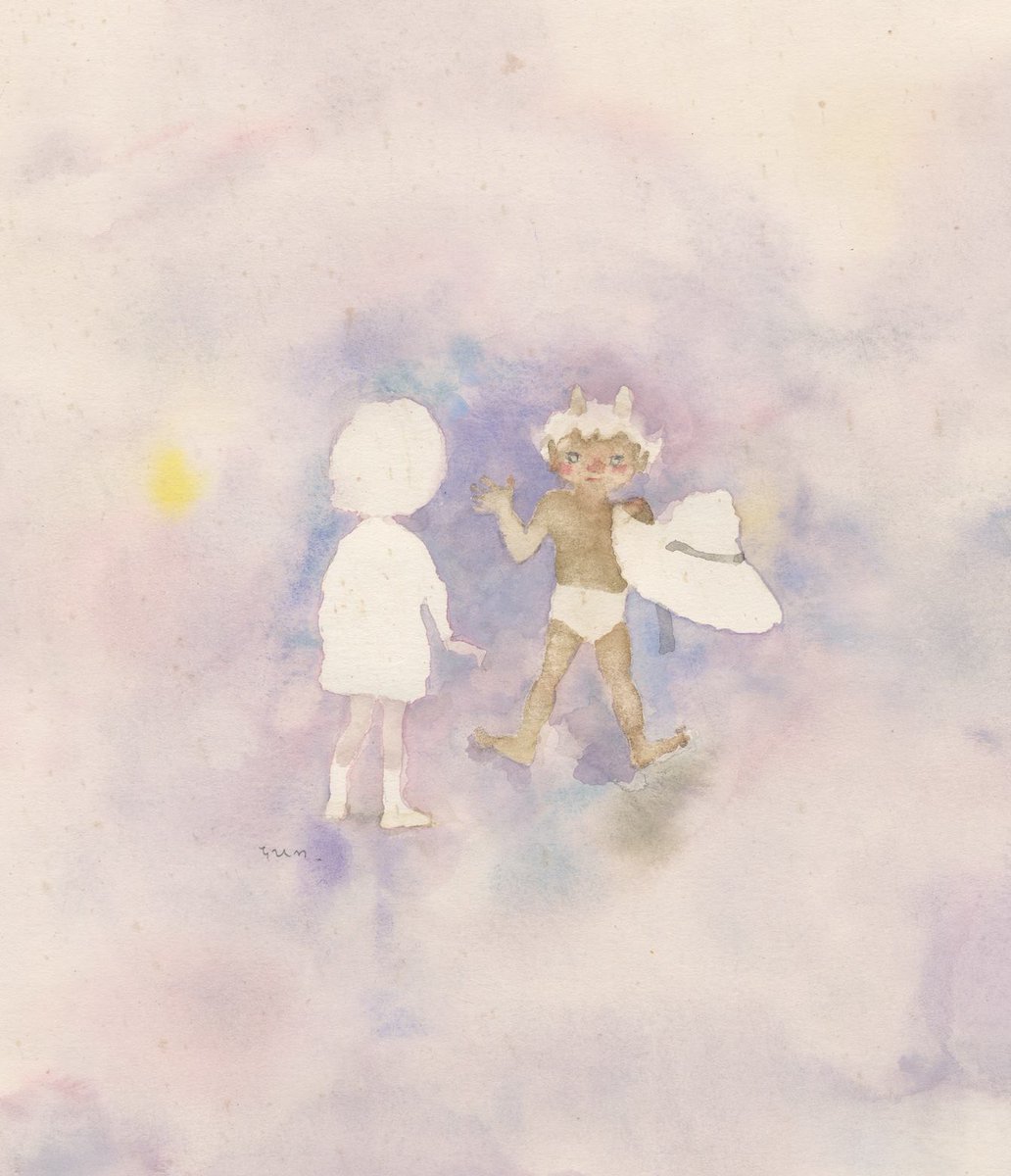 「節分の日に  いわさきちひろが絵を描いた『おにたのぼうし』(あまんきみこ・文 ポ」|ちひろ美術館(東京･安曇野)【公式】のイラスト