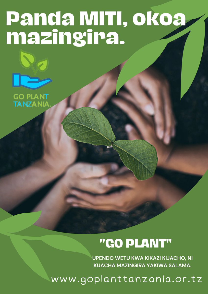 likudaz's tweet photo. UPENDO wetu kwa kikazi kijacho, ni kuacha mazingira yakiwa salama. 🌳🌴🌲🌳🌴🌲🇹🇿🇹🇿🌍🌍

#GoPlantTanzania 
#MazingiraYanguTanzaniaYanguNitaipendaDaima https://t.co/SAFx01BJ26
