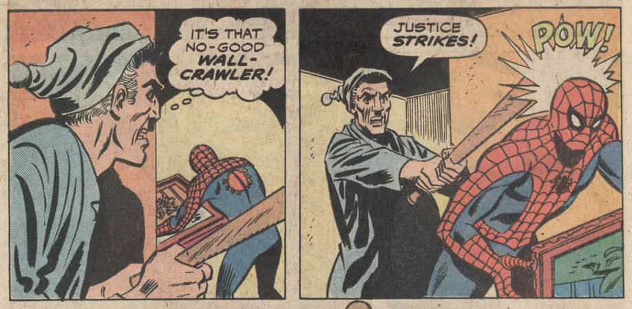 TheSpoonyOne's tweet photo. Soon, everyone will know what it's like to live in my world: a world without mercy, #aWorldWithoutSpiderMan. #JJJ https://t.co/TZwX7f6JL6