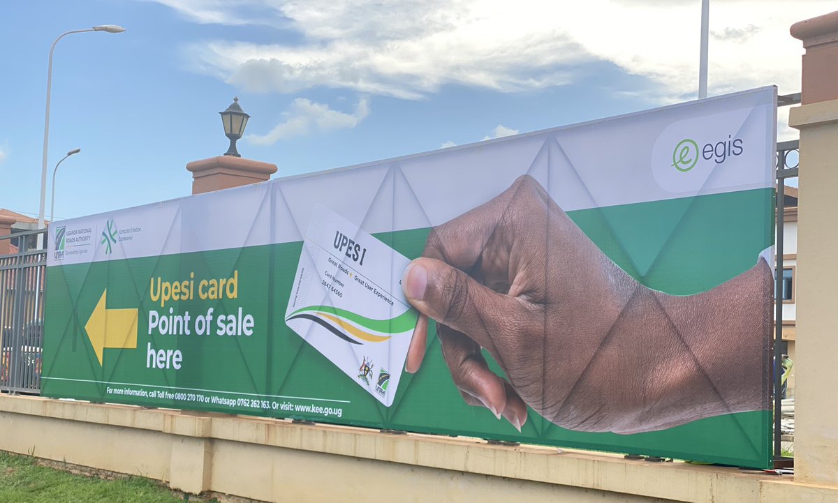 KEE_UG's tweet photo. Have you registered for an #upesicard ?
Whether youโre a frequent Expressway user or someone who travels occasionally, we have a discount option that suits your needs.
Visit any of our toll stations in Busega, Mpala or Kajjansi and obtain a card in just 5 minutes.
#gocashless https://t.co/8LP9ouGfG7