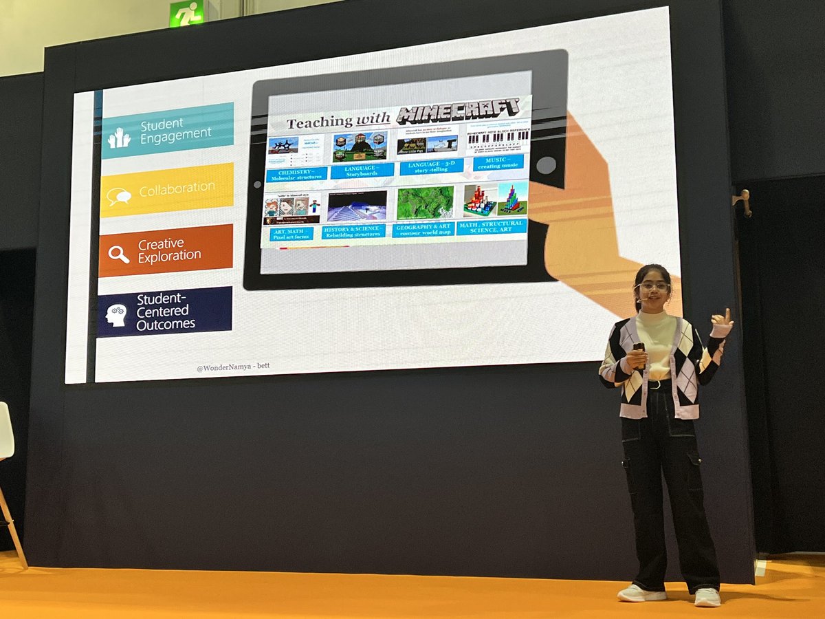 Proud moment for #SatPaulMittalSchool
#Satyan Namya Joshi, of Class XI, emerged as a beacon of inspiration and pride as she took the center stage as the youngest and the only student keynote speaker at !@Bett_show  2024, the world's largest EdTech platform.