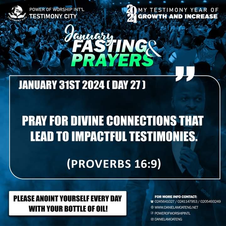 power_worship's tweet image. May God connect you divinely this year. You shall meet the right people who will be good to you in the Mighty Name of Jesus. #Amen..danielamoateng.net/product/no-del…. Join us Tonight #5:30pm for our #FreshFireConference. Invite Someone. Blessed Day. 
..
..
#powi #TestimonyCity #powichurch