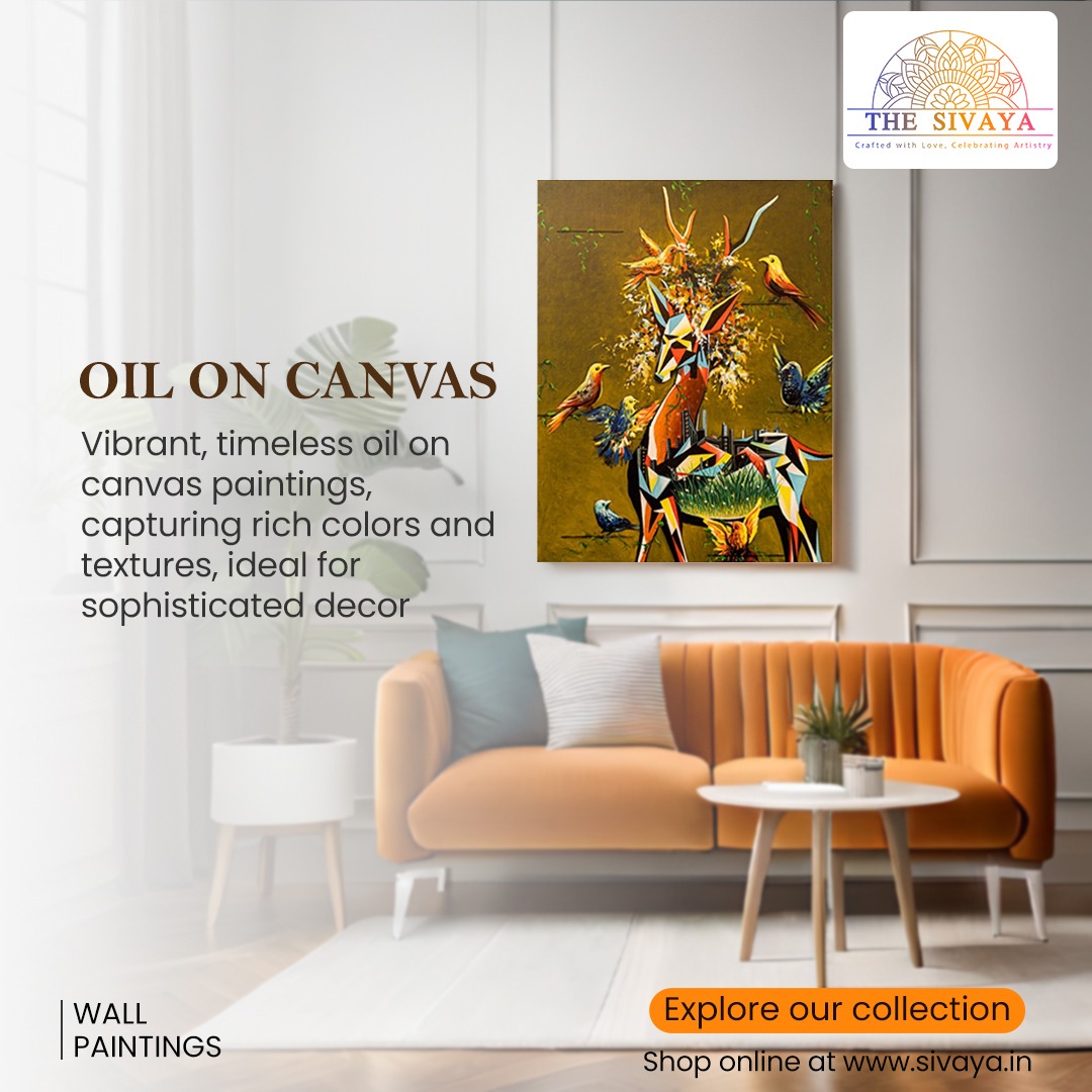 Elevate your home's aesthetic with the exquisite charm of canvas oil paintings by The Sivaya. Each stroke tells a story, turning your walls into a gallery of timeless beauty. Make a statement with art that resonates.

sivaya.in/catalog/wall-p…

#CanvasArtistry #TimelessOilColors