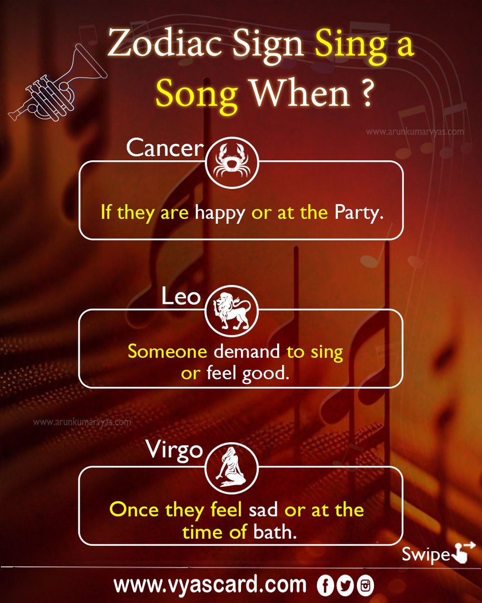 Arunastrology's tweet photo. Song When?
.
.
.
#arunkumarvyas #vyascard #astrology #aries #taurus #gemini #cancer #leo #virgo #libra #scorpio #sagittarius #capricorn #aquarius #pisces #zodiacsigns #song #singsong #astrologypost #astrologysigns #astrologyfacts #astrologyreadings #astrologylover #astrologyquote https://t.co/JhQ2qJ3Qbb