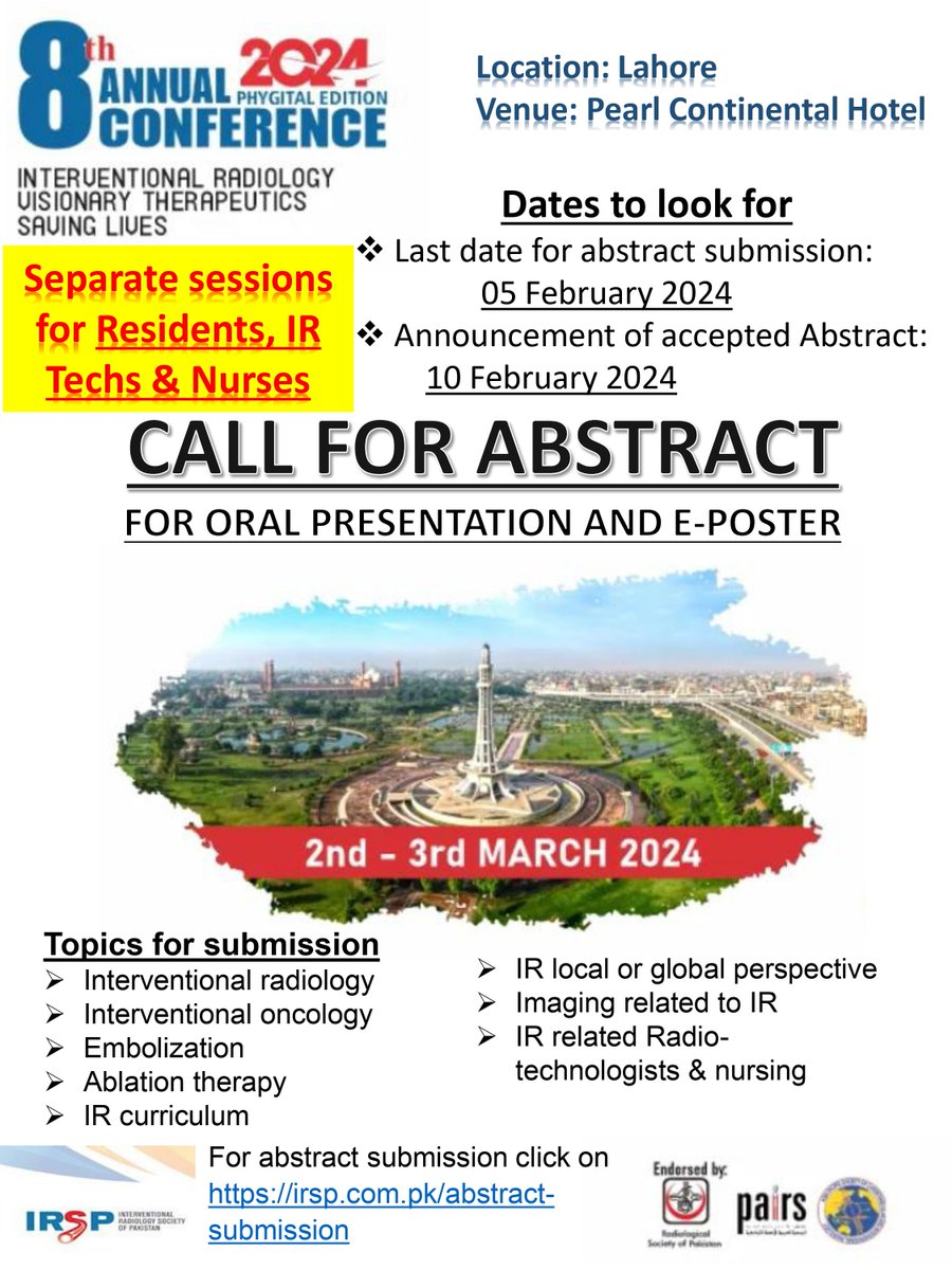 Interventional Radiology Society of Pakistan (@pakirsp) on Twitter photo 