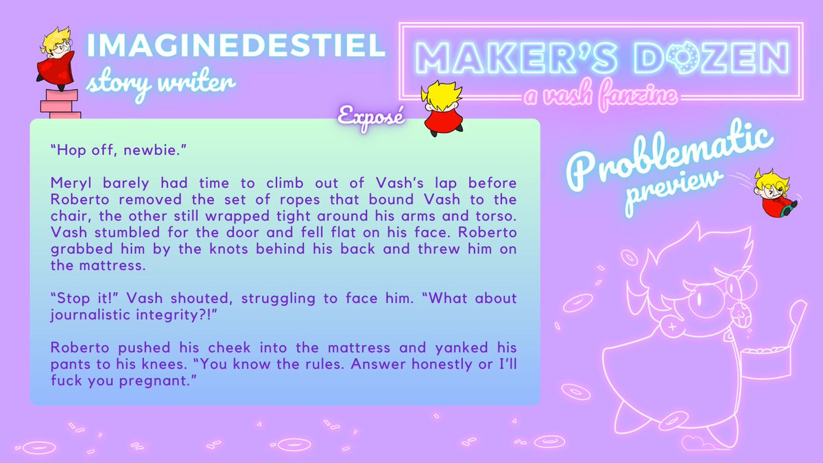 makersdozenzine's tweet photo. 🍩🍩🍩MAKER'S DOZEN PREVIEW by @teenvash🍩🍩🍩 https://t.co/dkdA7O3KDZ
