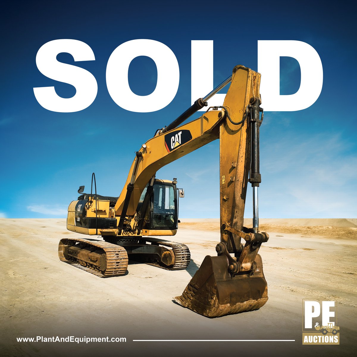 plantnequipment's tweet photo. SOLD via P&E Auctions: 2015 Caterpillar 320D2 🔥
✅Place your bids for the ongoing auction- https://t.co/VCfQlGLKft
✅Sell your equipment stock via https://t.co/stb4r6OUoy
#PlantAndEquipment #AuctionSuccess #Caterpillar #HeavyMachinery #Excavator #SoldAtAuction #Sold https://t.co/0XnCkEqvo4