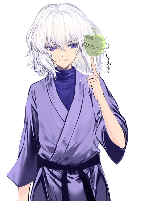 指先でりんご回す練習#オリキャラ 