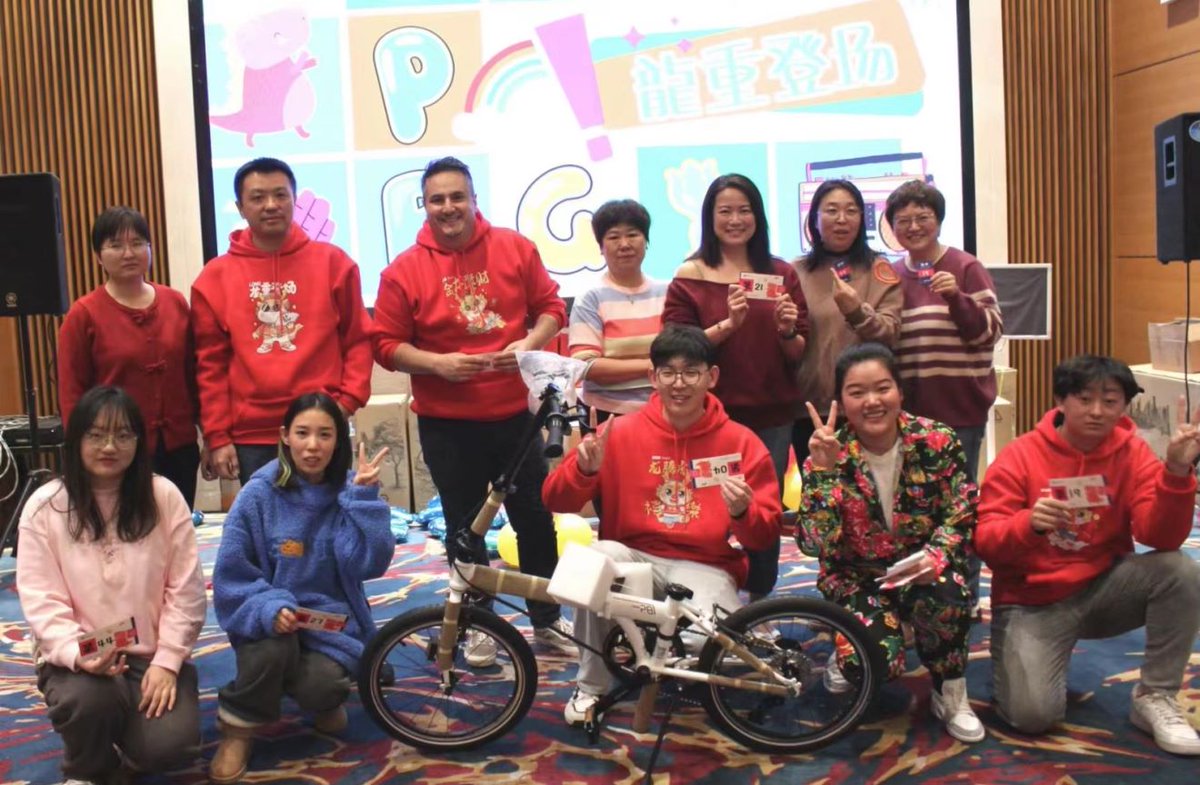 SPRG_Asia's tweet photo. SPRG Beijing colleagues had a wonderful time at the annual dinner, which adopted a dragon theme this year in line with the Chinese lunar calendar.  Here’s wishing everyone has the energy and vitality of dragons and horses in the coming year! https://t.co/9WPzYSF7ex