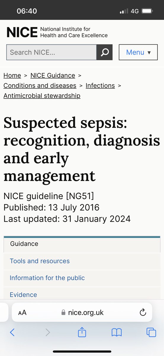 The updated @NICEComms guideline on #sepsis is out today and guess what? We have updated ALL of our clinical tools AND the Sepsis Manual across the spectrum of healthcare in support. Check them out here: sepsistrust.org/professional-r…