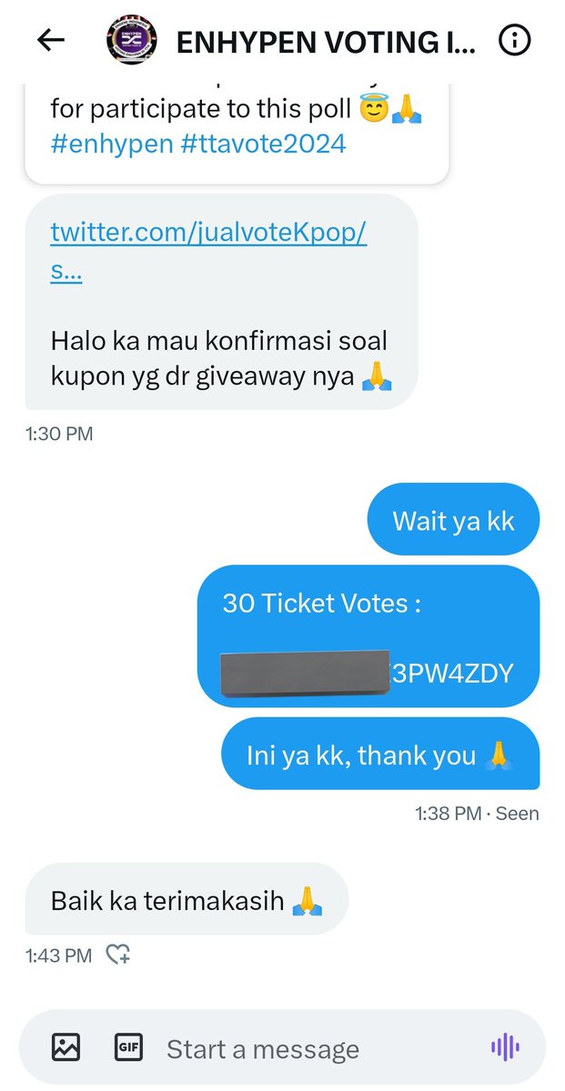 The Coupons already claimed by <a href="/ENHYPENVTID/">ENHYPEN VOTING INDONESIA</a> , thank you 😇 🙏