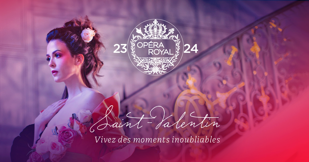 #SaintValentin | Opéras mis en scène, ballets, concerts, soirées au grand air... découvrez nos suggestions de spectacles pour lui déclarer votre flamme lors d'une escapade romantique dans la demeure du Roi-Soleil : bit.ly/Saint-Valentin… 💘