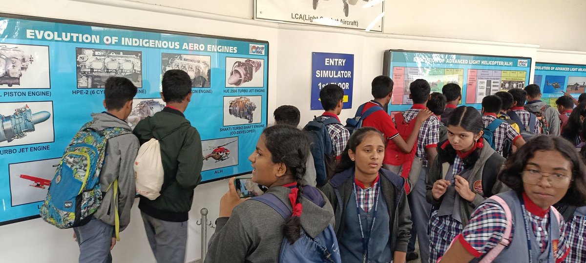 KMalleswaram's tweet photo. HAL Museum Visit by the students of PM SHRI KV MALLESWARAM Shift 1 and 2 under Bengaluru Region under PM SHRI SCHEME on 31/01/2024
#HALMUSEUM
#PMSHRI
@KRoblr
@KVS_HQ https://t.co/uv9HHJfBVD