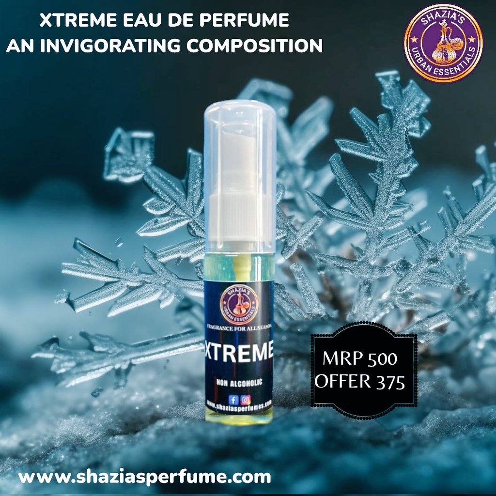 shaziasperfume's tweet image. Xtreme perfume is an invigorating composition that opens with a burst of fresh and aldehydic notes. 
Visit our website 🎁 shaziasperfume.com
#shaziasperfume #urbanessentials #Xtremeperfume #trending #explorepage #everyone #perfumecollection #scent