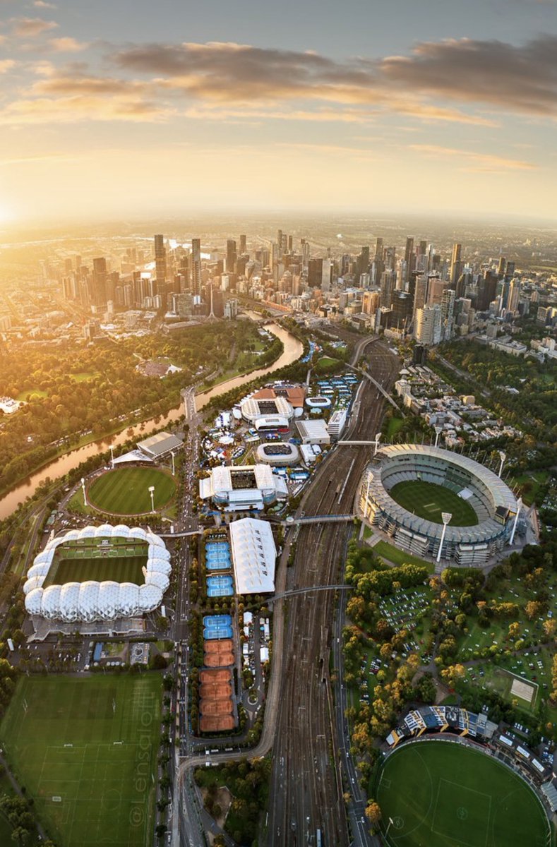 Melbourne Park ❤️ #Melbourne #Australia 🇦🇺