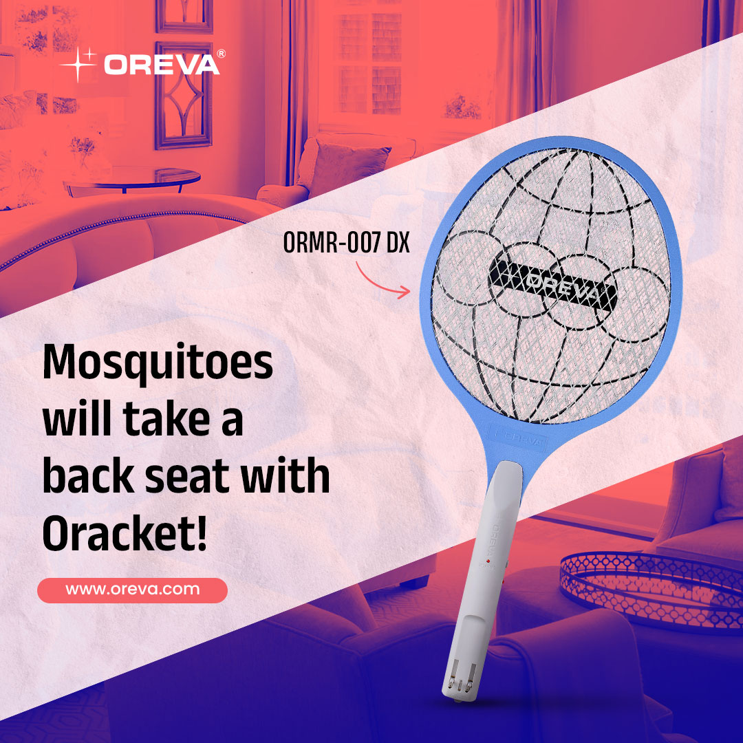 Say no to mosquito bites with the dapper ORMR-007 DX Oracket!

To know more about Oreva, visit – oreva.com

#oreva #orevagroup #shoporeva #nomoremosquitoes #mosquitoracket #buymosquitoracket #oracket #mosquitosolution #home #homesolutions