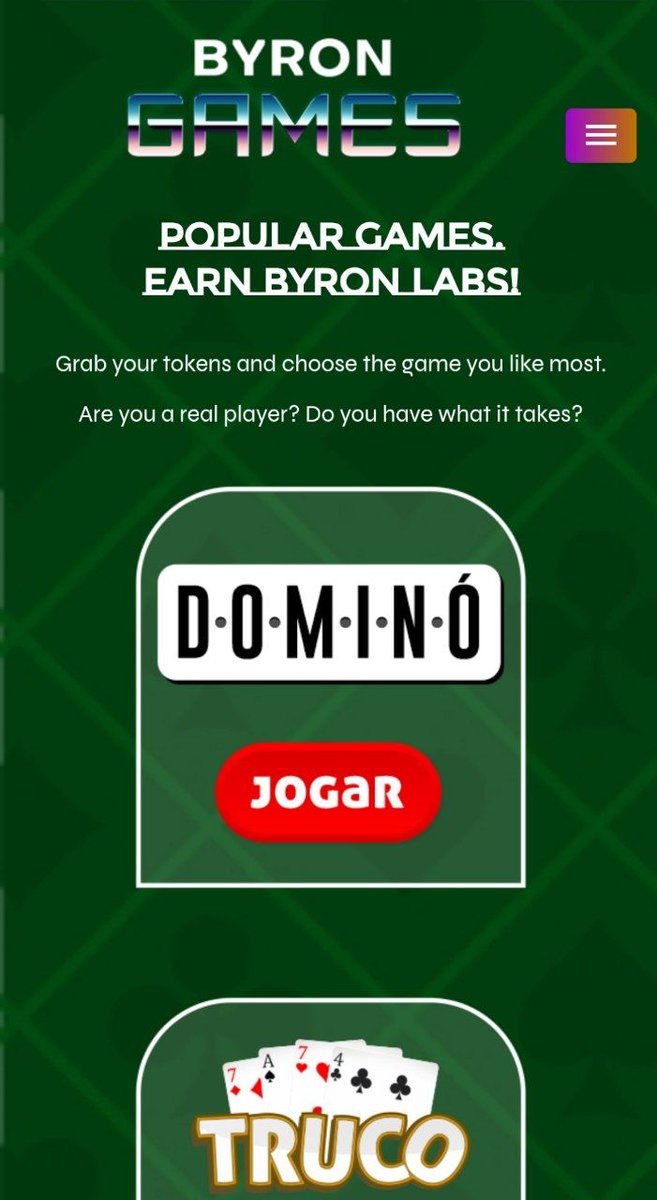 ByronLabs2018's tweet photo. 🚨 BETA LAUNCH

 Today we are officially launching the Byron Games Platform, and the first game included on our platform will be DOMINÓ.

 We are releasing the FREE BETA version for testing.

PLAY FREE ONLINE
 https://t.co/helUScuGmY

 Prizes for those who test and find BUGS. https://t.co/lhpAl7KxAa