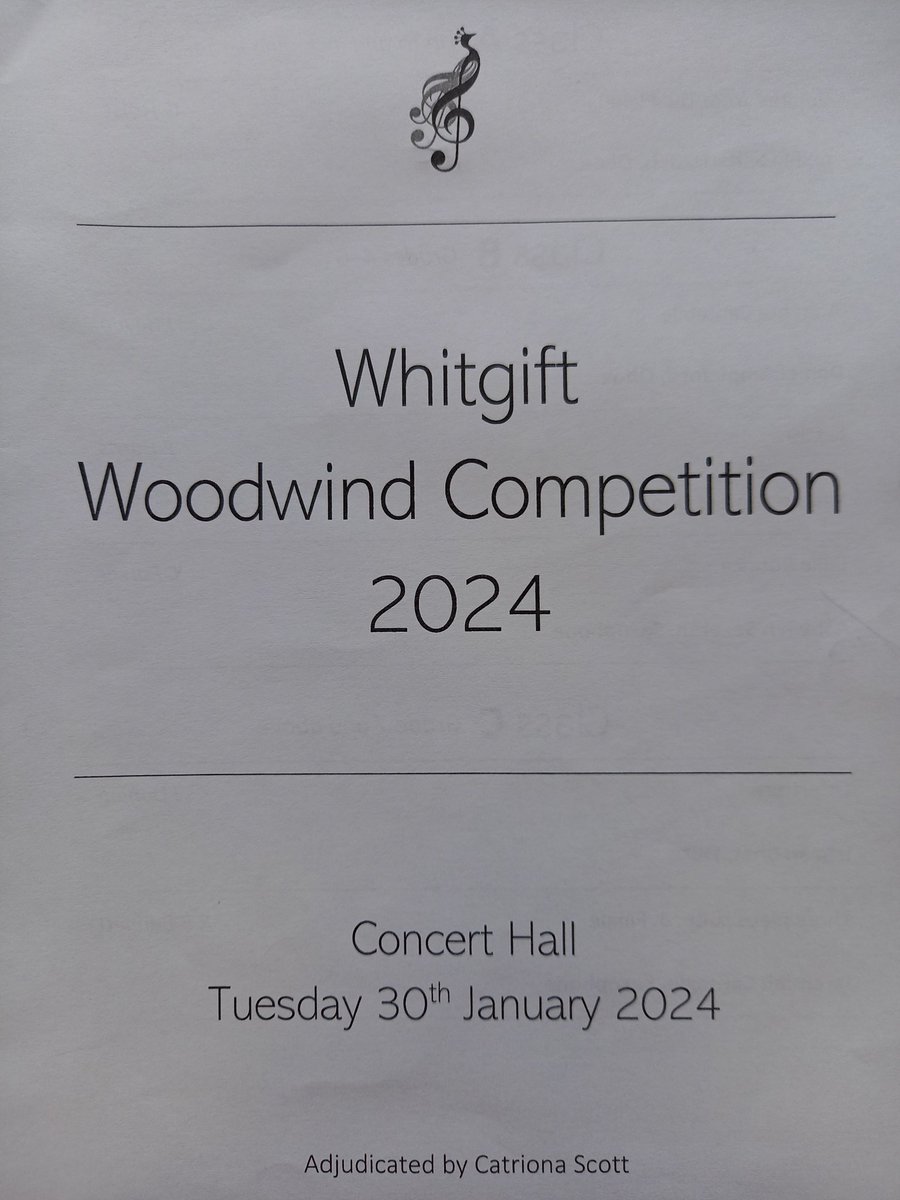 Very enjoyable afternoon! @WhitgiftMusic @WhitgiftSchool1 Well played and congratulations to all the performers! (Spotted some of the peacocks too!) 🎶🦚