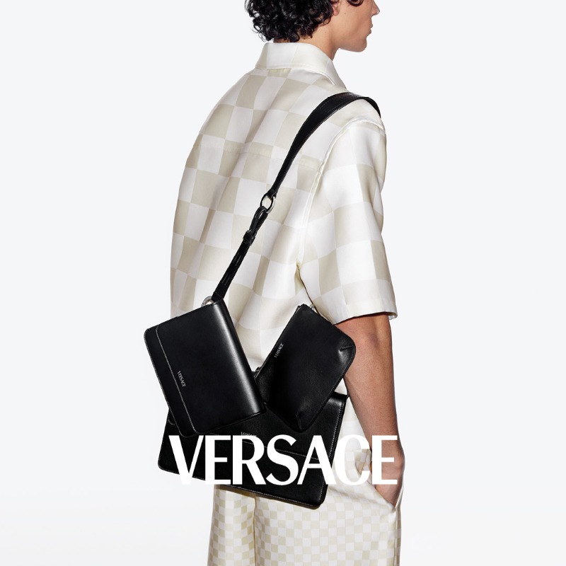 Versace's tweet photo. Discover the Spring-Summer 2024 collection, now available at boutiques and https://t.co/3RxPsl5lmp.