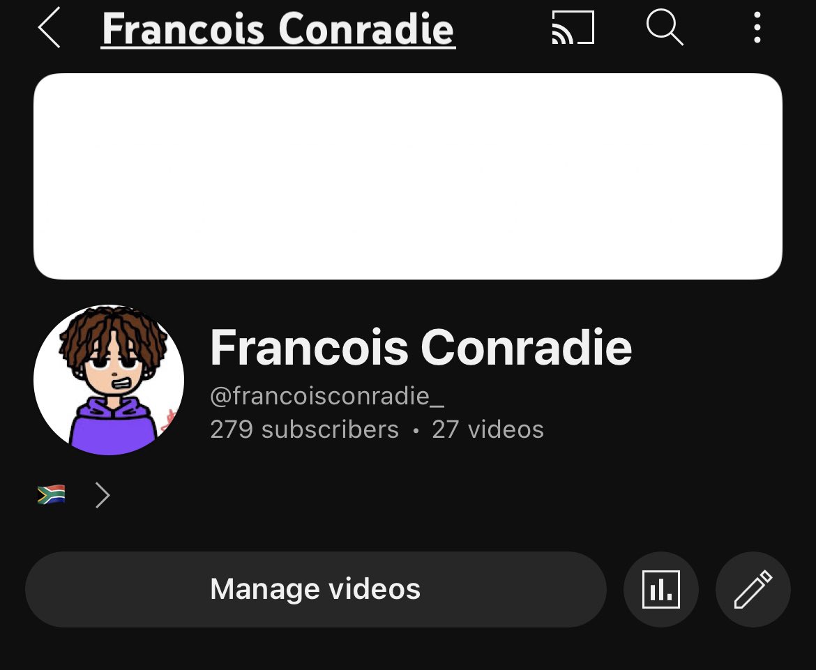 FrancoisCon05's tweet photo. Go and subscribe to my YouTube channel‼️🙏🏻 https://t.co/JU26R0JS3c