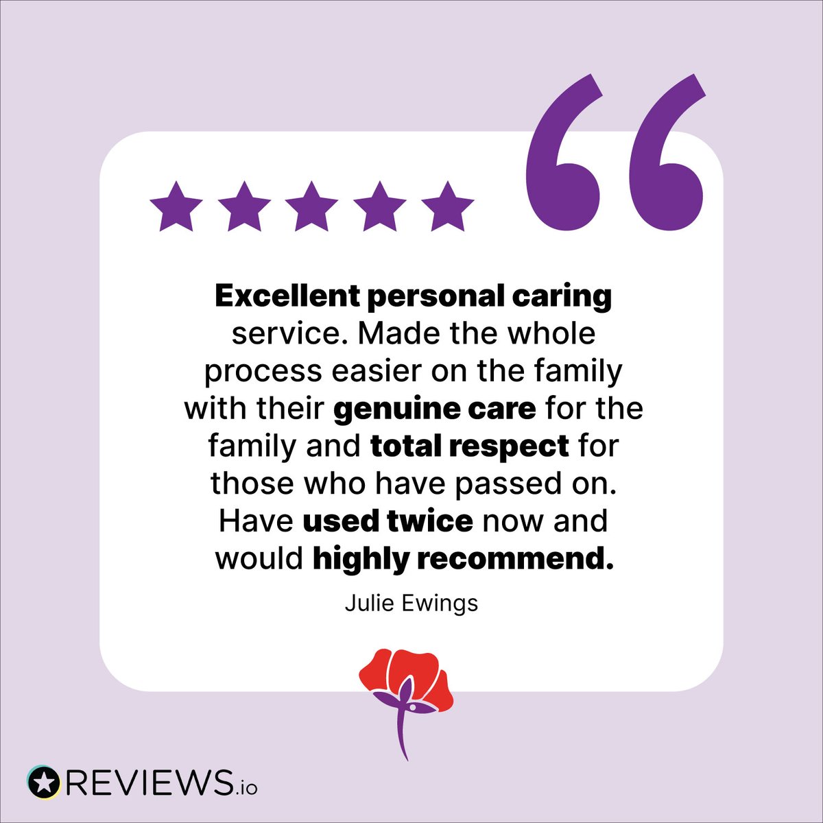 It is an honour to serve any family but it's a particular privilege to be able to be chosen to support them through multiple losses. It is the highest compliment we could ever receive. Thank you Julie for leaving such a wonderful review ❤ #PureCremationReview