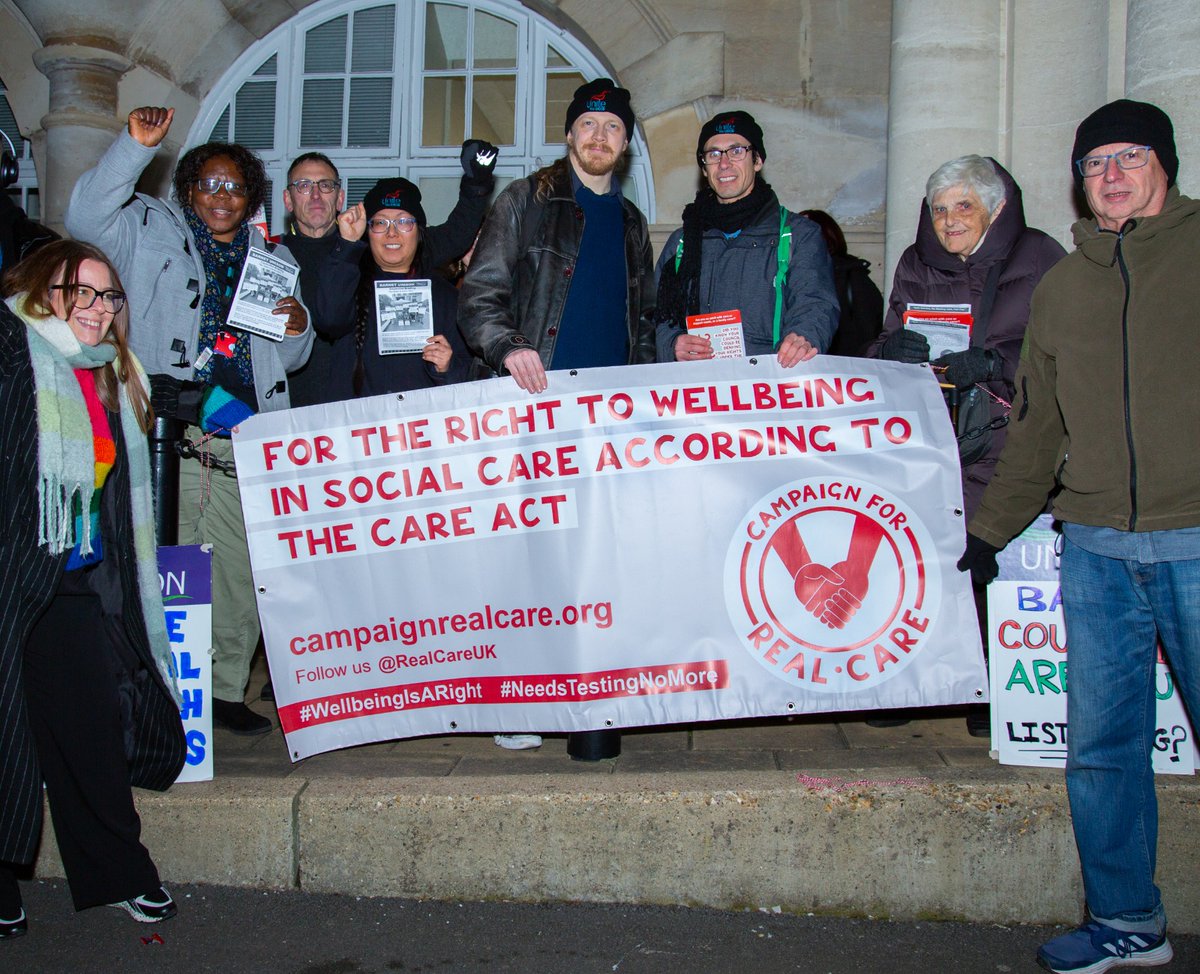Great rally last night with <a href="/barnet_unison/">(((barnet_unison))) VOTE YES FOR STRIKE ACTION</a> social workers! A strong union &amp; community presence made sure <a href="/BarnetCouncil/">Barnet Council</a> heard that we aren't going to accept excuses anymore!  We demand a safe service for older &amp; disabled people and all workers! #EnoughIsEnough #WellbeingIsARight