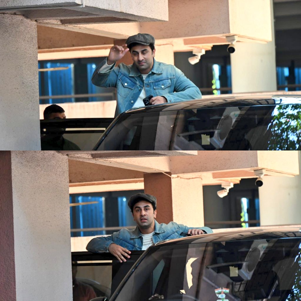 SAMTHEBESTEST_'s tweet photo. #RanbirKapoor arrives at #SanjayLeelaBhansali's office for a meeting on #LoveAndWar https://t.co/LSjHXej8Iz