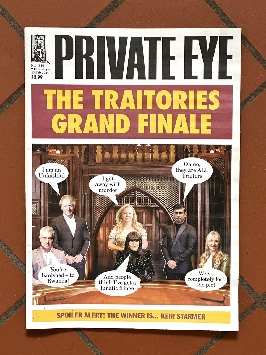 Surely one of the best covers of Private Eye of recent times?