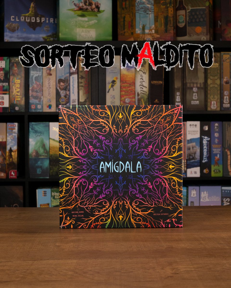 🔴SORTEO🔴

Con motivo del lanzamiento de Amígdala os proponemos un nuevo #sorteomaldito !!🎉🎉
Para participar:
🔺Sigue la cuenta <a href="/MalditoGamesES/">Maldito Games</a>
🔺Repostea
🔺Menciona 3 personas con las que jugarías
Anunciaremos la persona ganadora el 6/02/24 ¡Mucha suerte!