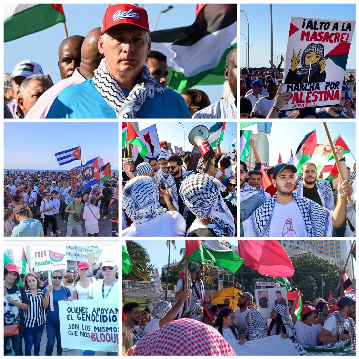 Mientras algunos países cortan sus donaciones a la UNRWA (la Agencia de la ONU para los Refugiados Palestinos) y se convierten en cómplices del genocidio, #Cuba renueva su solidaridad. Nunca seremos indiferentes. #FreePalestine