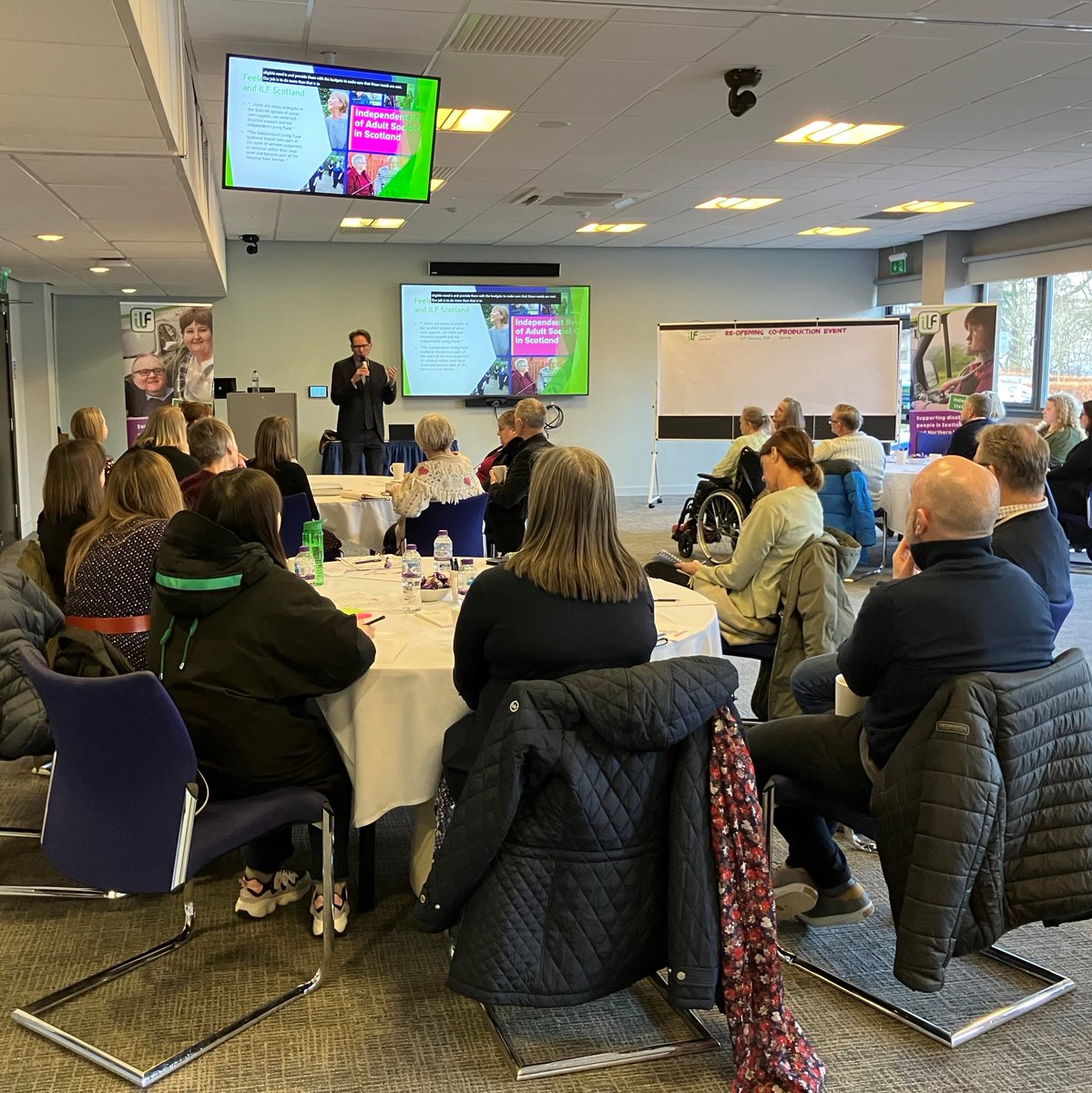 ILFScotland's tweet photo. It was wonderful to be in Stirling yesterday as people had their say on what the re-opened Independent Living Fund in Scotland would look like.
Thank you to everyone who joined us - it was a lovely day.
#ILFScotFundReOpening #ILFScot https://t.co/9oWBvZLK2a