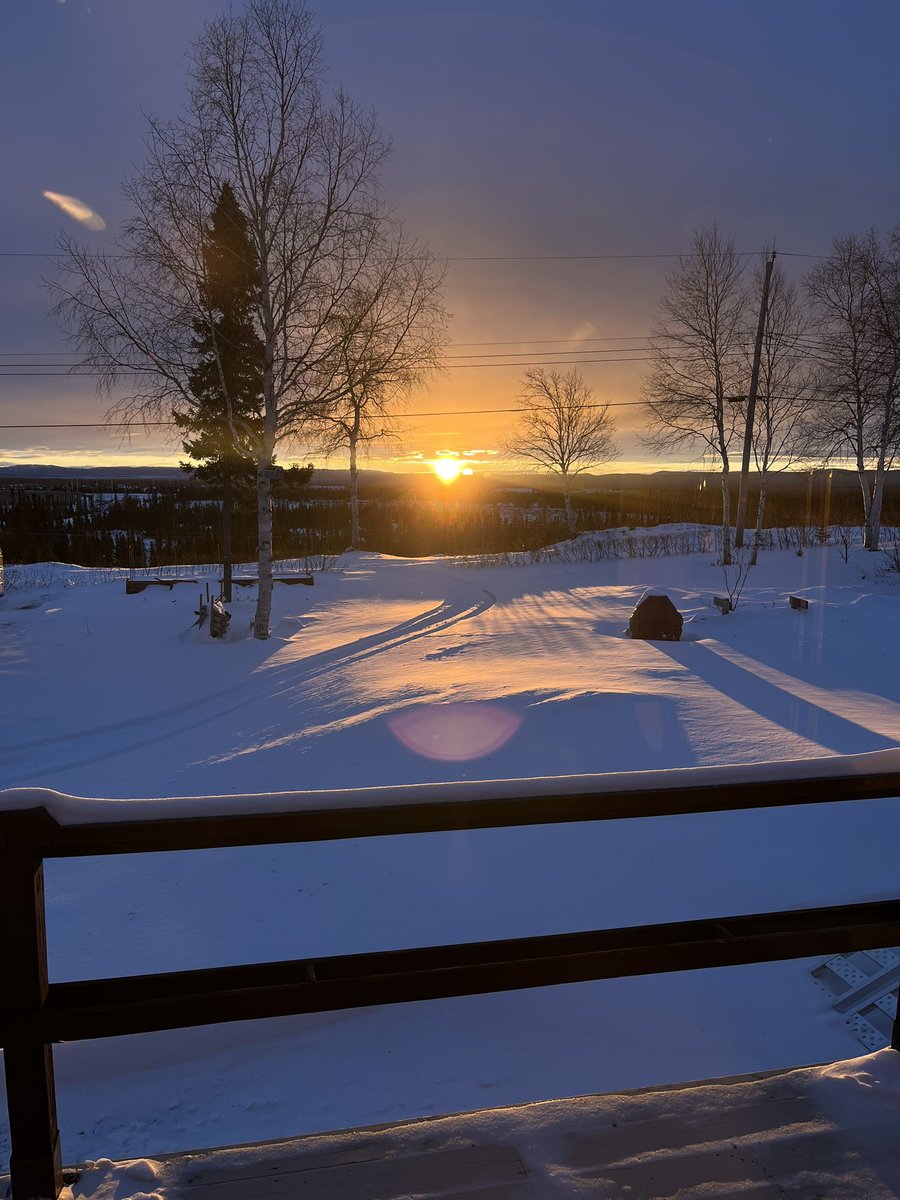 What a sunrise here this am