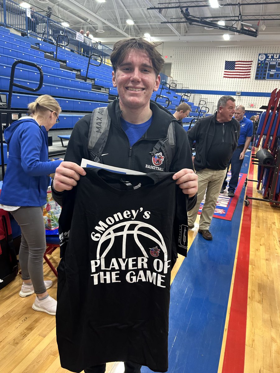 Congratulations to Collier Cline for being the 6Money's Creations player of the game! Cline led the Knights with a season high 25 points to help West Holmes pull out a 56-44 victory over Tuslaw!!

⁦<a href="/WH_BBK1/">West Holmes Boys' Basketball</a>⁩ ⁦<a href="/WholKnights/">Knights</a>⁩ ⁦<a href="/westholmeslocal/">West Holmes Local Schools</a>⁩
