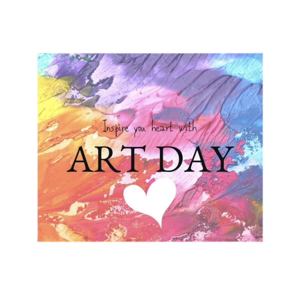 👋Good Wednesday Morning Friends☕️Today is all about finding and enjoying the inspirational things that make your heart happy❤️It’s #InspireYourHeartWithArtDay ❤️Music, Artwork, Books, Movies, etc.🎶🖼️📚Let your favorite artistic passion, broaden your horizon and make you smile❤️