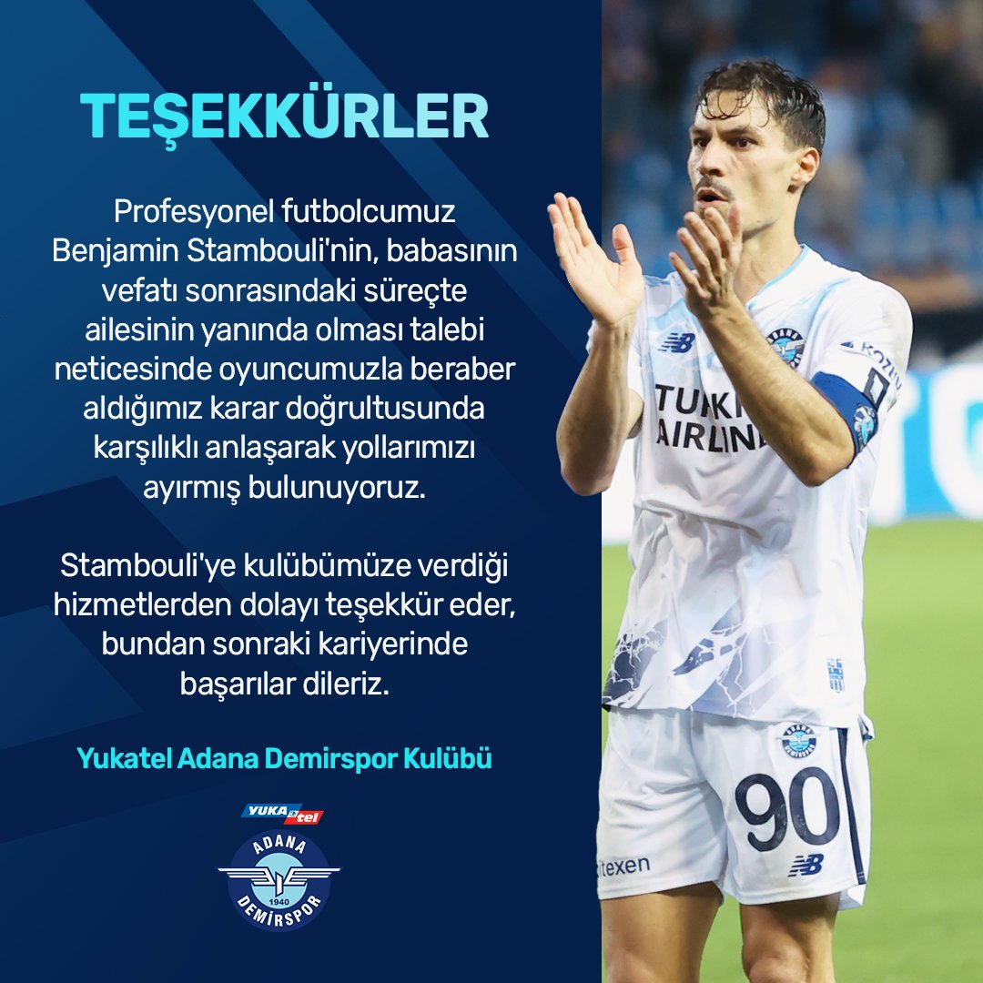🙏 Teşekkürler Benjamin Stambouli
