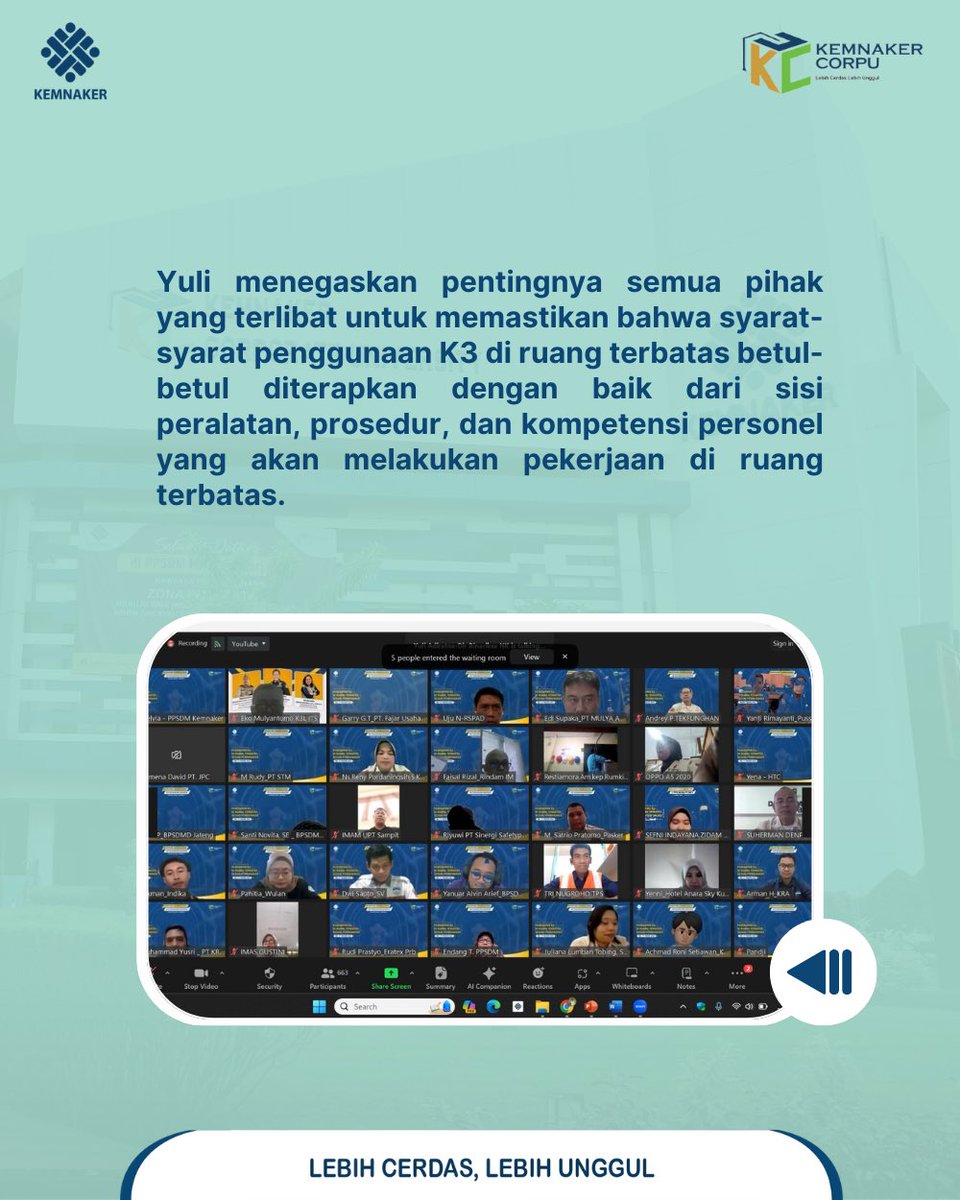 ppsdm_naker's tweet photo. Kami akan kembali lagi dengan topik-topik yang menarik, aktual dan perlu dipahamai oleh SDM ketenagakerjaan juga masyarakat secara umum. Tunggu Sharing Knowledge Ketenagakerjaan selanjutnya ya.. 😊

#lebihcerdaslebihunggul  #ppsdmketenagakerjaan  
#KemnakerRI #KemnakerCorpu https://t.co/HGG22ZmbxO