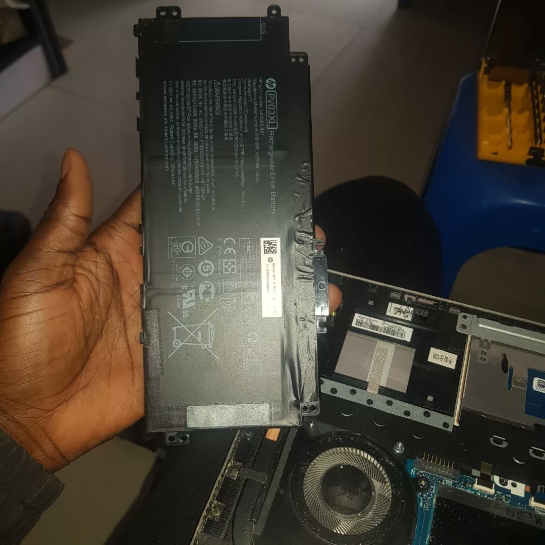 azfixng's tweet photo. Battery replacement for HP ELITEBOOK ×360 convertible. https://t.co/li6ExuSwOV