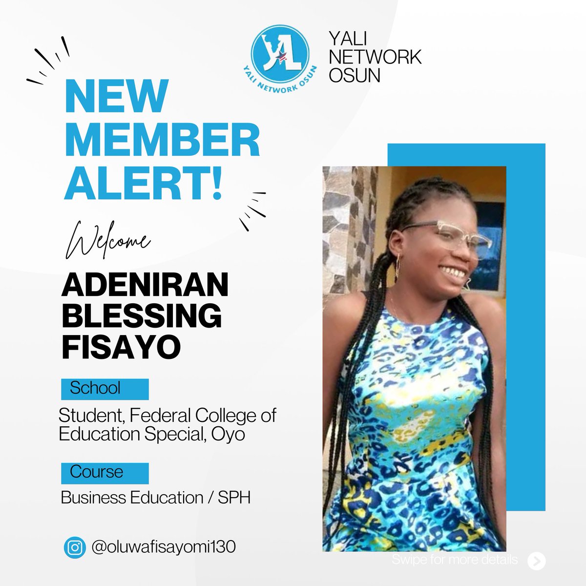 YALINetworkOsun's tweet photo. Congratulations to these young changemakers!
We are proud of you and we look forward to seeing your impactful strides harnessing opportunities in the network. @USinNigeria @YALINetwork @egbebimariam8 @_TemitopeDaniel @oluwafisayomi130 https://t.co/3feM1ayI1u
