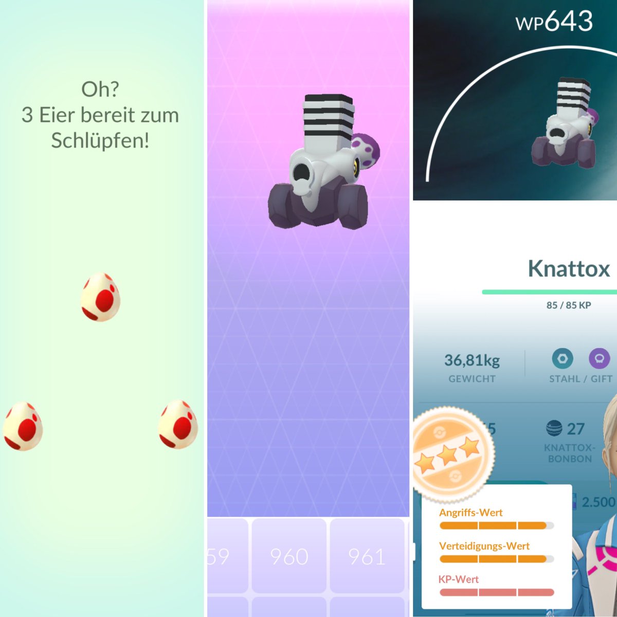 KathaBlueSky's tweet image. Moin Moin ⚓️

🩶🥚🩶🥚🩶🥚🩶🥚🩶🥚🩶

First Egg ➡️ First Check #Varoom #NewPokemon 
#PokemonGO   :o)