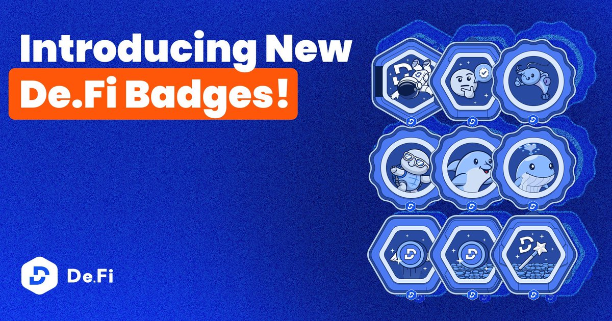 VizioAds's tweet image. You can now claim your OG Badge from the DeFi collection.

All eligible users will be able to claim their NFT. 
→ event-de.fi 

Don't worry, there will be enough badges for everyone!