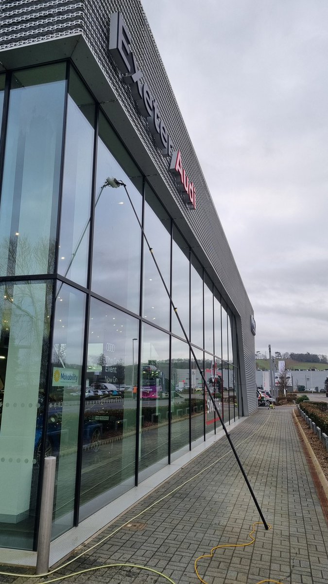 PureExeter's tweet photo. Keeping Exeter Audi nice and shiny https://t.co/DrVzafGnU7