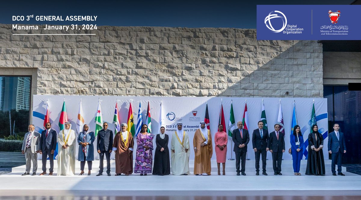 The DCO 3rd General Assembly united 16 DCO Member States’ representatives and esteemed guests to convene for the advancement of global digital cooperation. 
#DCO_GA_Manama              
#DigitalProsperity4All
#DCO_3rd_General_Assembly