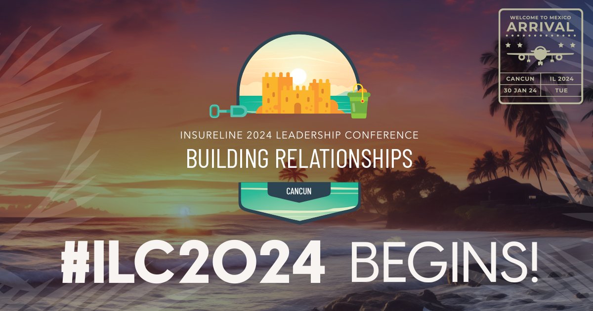 We are thrilled to officially open our 5th Annual InsureLine Leadership Conference! This year, we gather in sunny Cancun, Mexico to build some meaningful relationships and move forward together. 

#ILC2024 #insurance