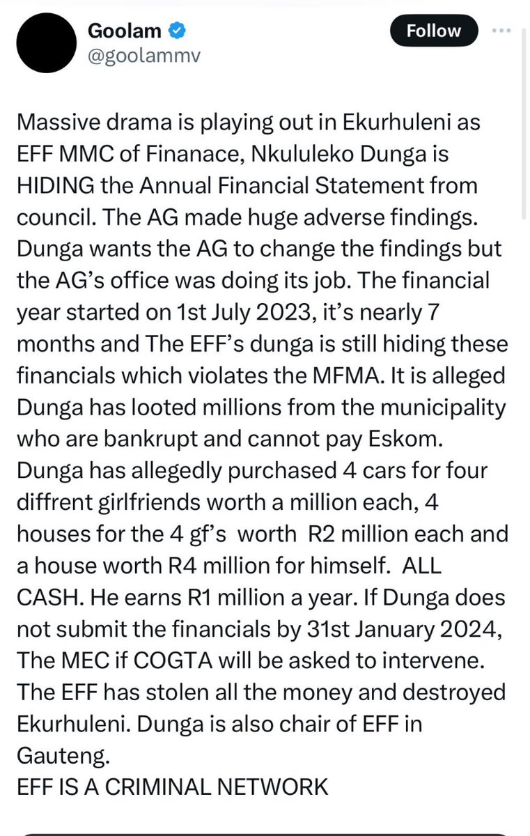 People get the govt they voted for......