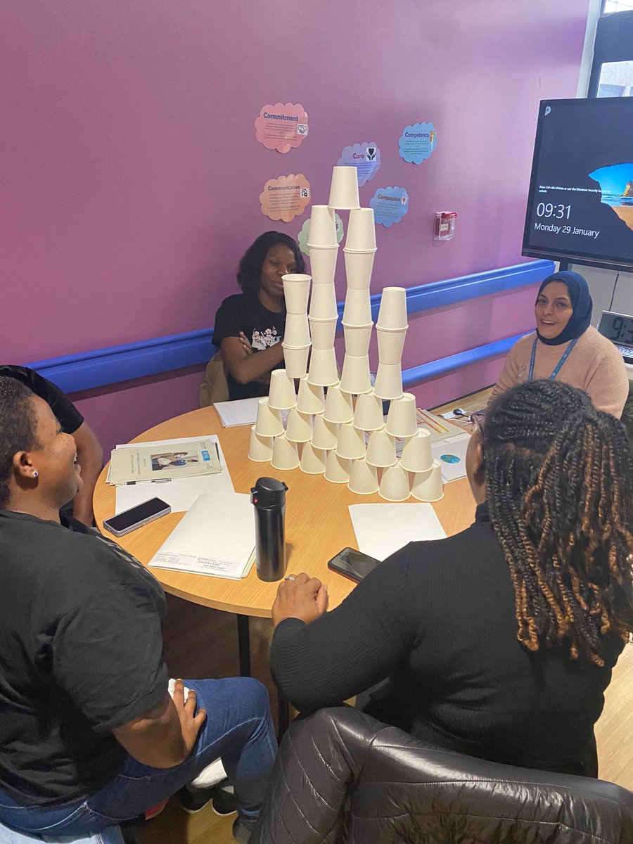 NM_IEMs_OSCE's tweet photo. We welcome Cohort 2 with a team building activity🧠💪@CapitalMidwife @NatoyaMamby @PrinceKingInneh #OSCE #Northmid #Midwifery https://t.co/VamJ9DG60R