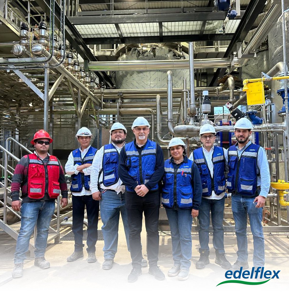 edelflex's tweet image. Les compartimos el recorrido que realizamos junto a nuestros colegas de Edelflex México, una Megaplanta CIP de 8 líneas con 11 circuitos de calentamiento, parte de un proyecto emocionante que estamos culminando en una nueva destilería en Tequila, México. ¡Vamos por más! 🙌