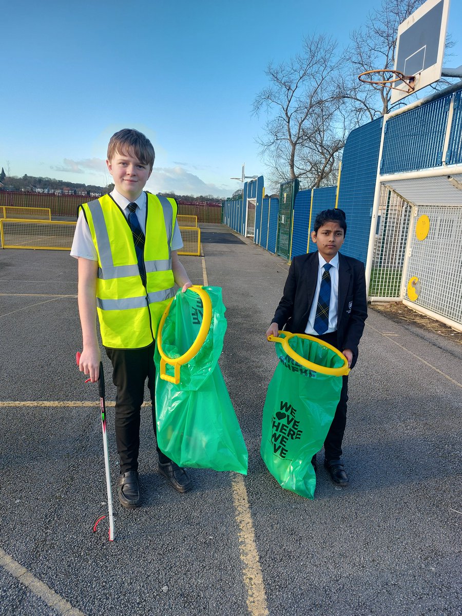 A fantastic litter pick yesterday in the fresh January afternoon sun. Our school grounds look neat and tidy thanks to the hard working and dedicated Eco Club, who successfully collected 3 bags of rubbish following recent storms, well done!💚#DoWhatMattersMost