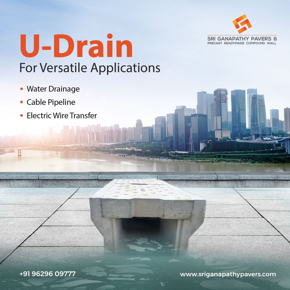 ganapathypavers's tweet photo. U-Drain, manufactured by #SriGanapathyPavers, delivers multi-purpose functionalities and fulfils customer requirements. Available in various dimensions.

https://t.co/GGQfm0zaCG

#Udrain #Udrainage #Precastconcrete #Precast #Precastconstruction #Drainagesolutions #Construction https://t.co/VWQzk646kM